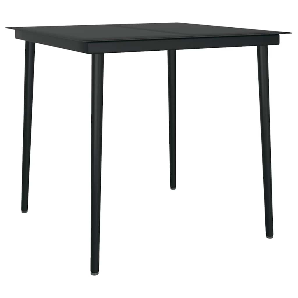 spisebordssæt til haven 3dele med hynder polyrattan glas grå
