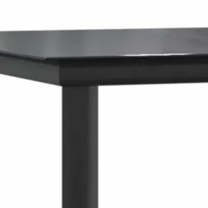 5 dele spisebordssæt til haven m. hynder polyrattan glas brun