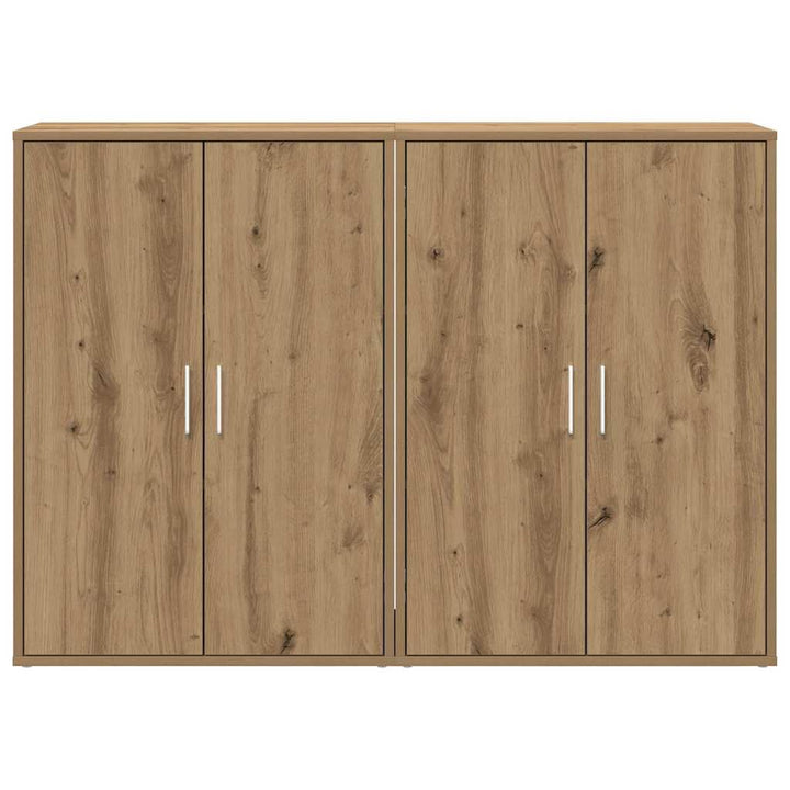 Sideboard 2 stk. Artisan Egetræ 60 x 31 x 84 cm Konstrueret træ