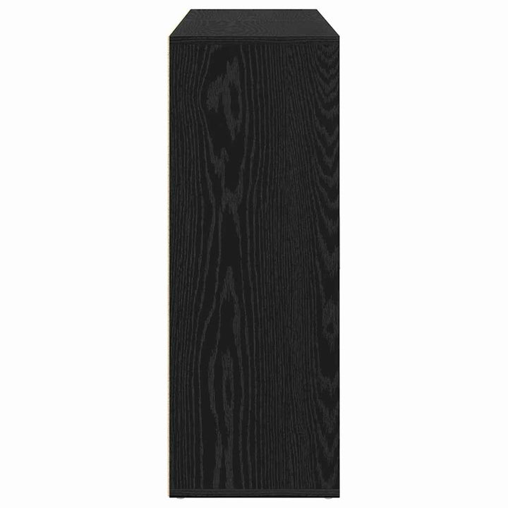 Sideboard 2 stk. Sort eg 60 x 31 x 84 cm Konstrueret træ