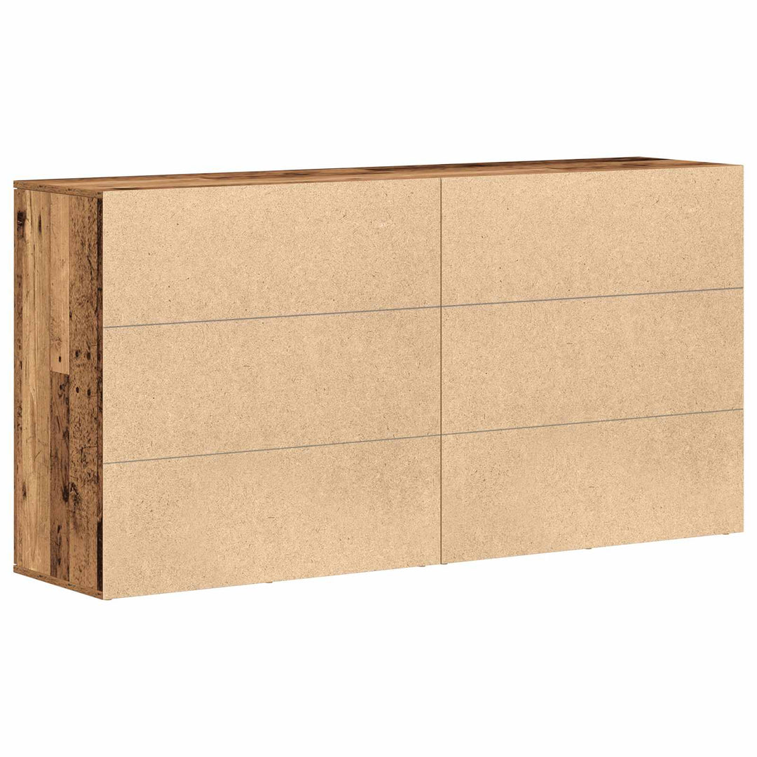 Sideboard 2 pcs Gammelt træ 79 x 38 x 80 cm Konstrueret træ