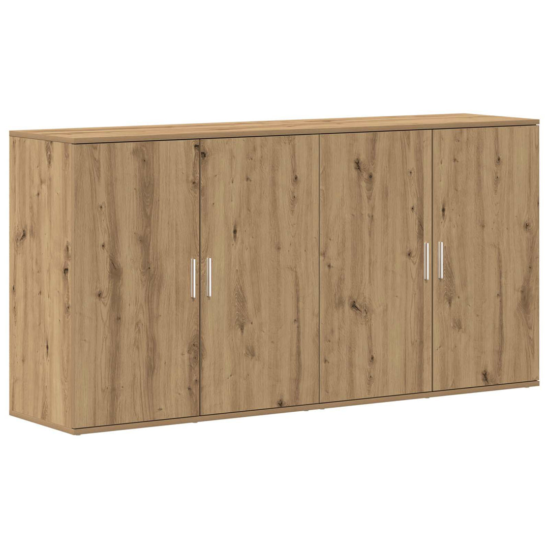 Sideboard 2 pcs Artisan Egetræ 79 x 38 x 80 cm Konstrueret træ