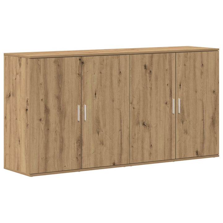 Sideboard 2 pcs Artisan Egetræ 79 x 38 x 80 cm Konstrueret træ