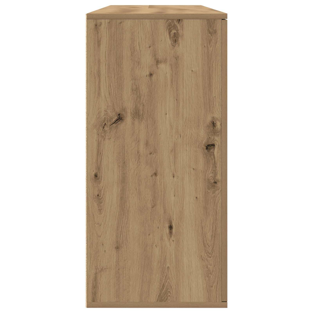 Sideboard 2 pcs Artisan Egetræ 79 x 38 x 80 cm Konstrueret træ
