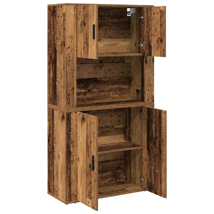 Highboard Gammelt træ 80 x 33 x 150 cm Konstrueret træ