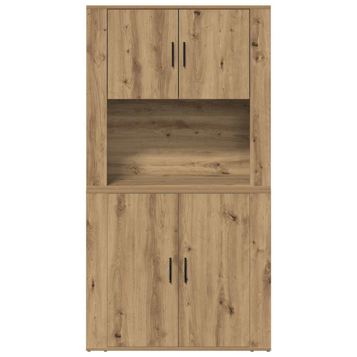 Highboard Artisan Egetræ 80 x 33 x 150 cm Konstrueret træ