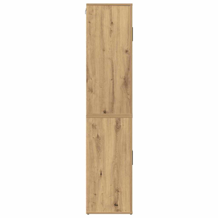 Highboard Artisan Egetræ 80 x 33 x 150 cm Konstrueret træ