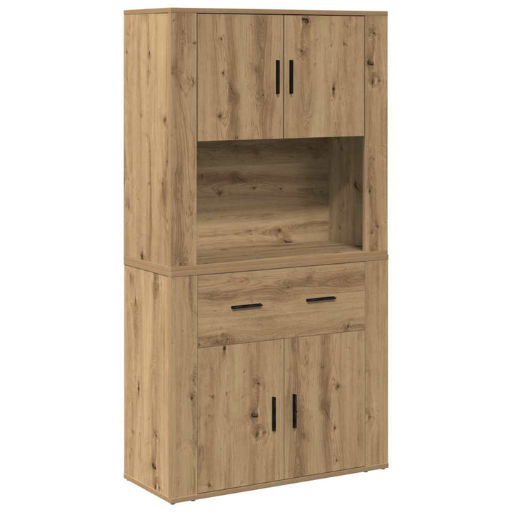Højskab med skuffe artisan eg 80 x 33 x 150 cm Konstrueret træ