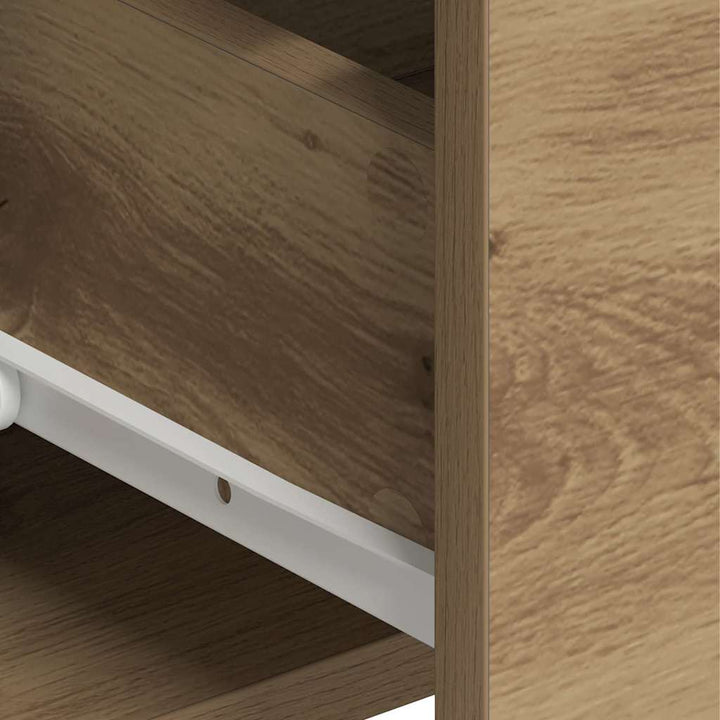 Highboard Artisan Egetræ 80 x 33 x 150 cm Konstrueret træ