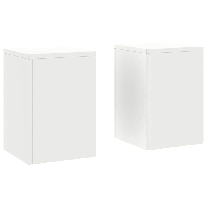 Planteholder 2 pcs Hvid 24 x 24 x 35 cm Stål