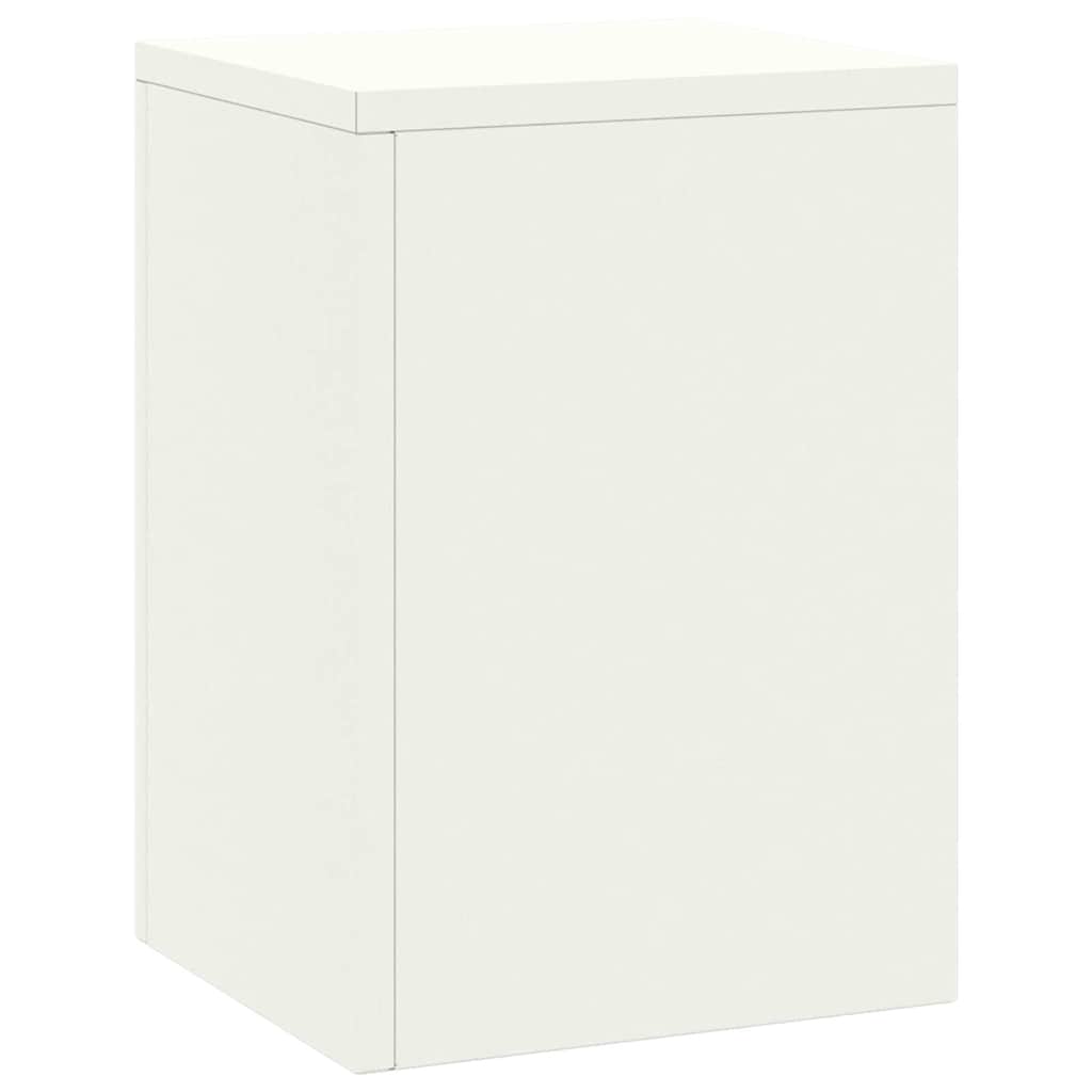 Planteholder 2 pcs Hvid 24 x 24 x 35 cm Stål