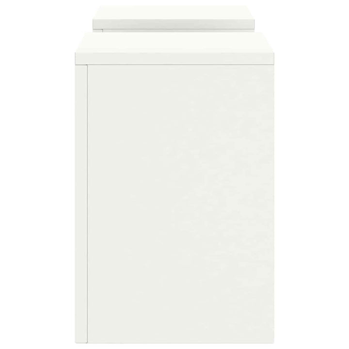 Planteholder 2 pcs Hvid 24 x 24 x 35 cm Stål