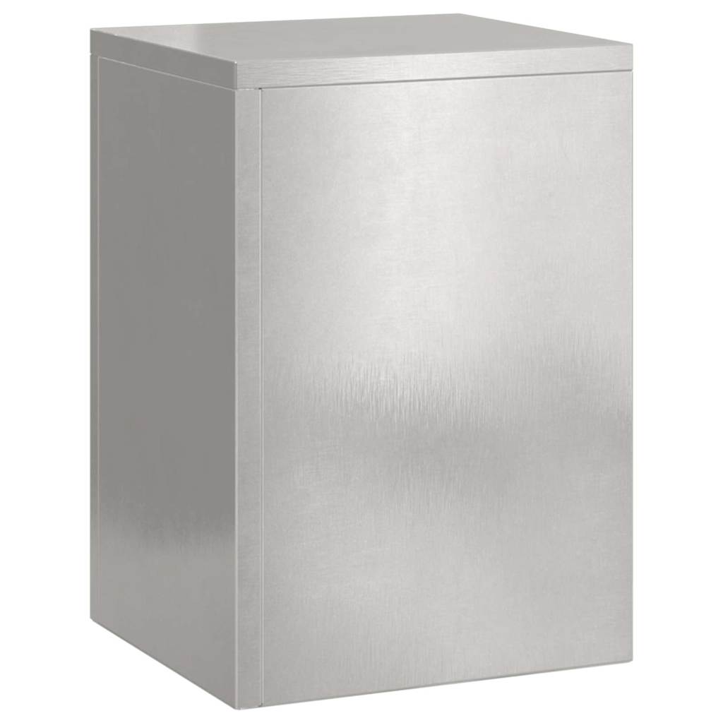 Planteholder 2 pcs Sølv 24 x 24 x 35 cm Rustfrit stål