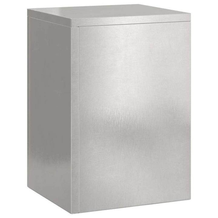Planteholder 2 pcs Sølv 24 x 24 x 35 cm Rustfrit stål