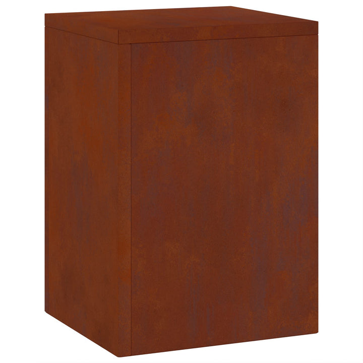 Planteholder 2 pcs Rusten 24 x 24 x 35 cm Cortenstål