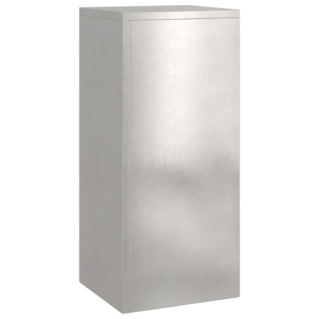 Planteholder 2 pcs Sølv 24 x 24 x 55 cm Rustfrit stål