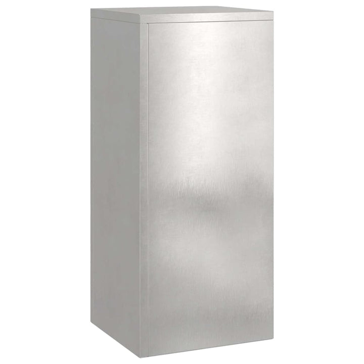 Planteholder 2 pcs Sølv 24 x 24 x 55 cm Rustfrit stål
