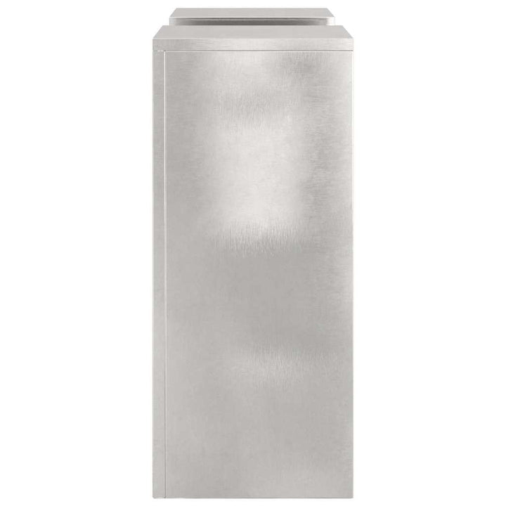 Planteholder 2 pcs Sølv 24 x 24 x 55 cm Rustfrit stål