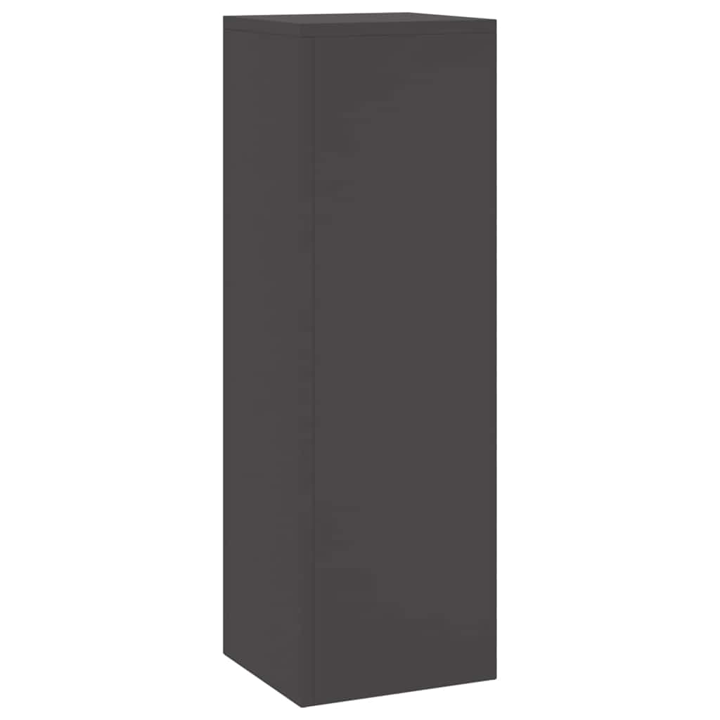 Planteholder 2 pcs Sort 24 x 24 x 75 cm Stål