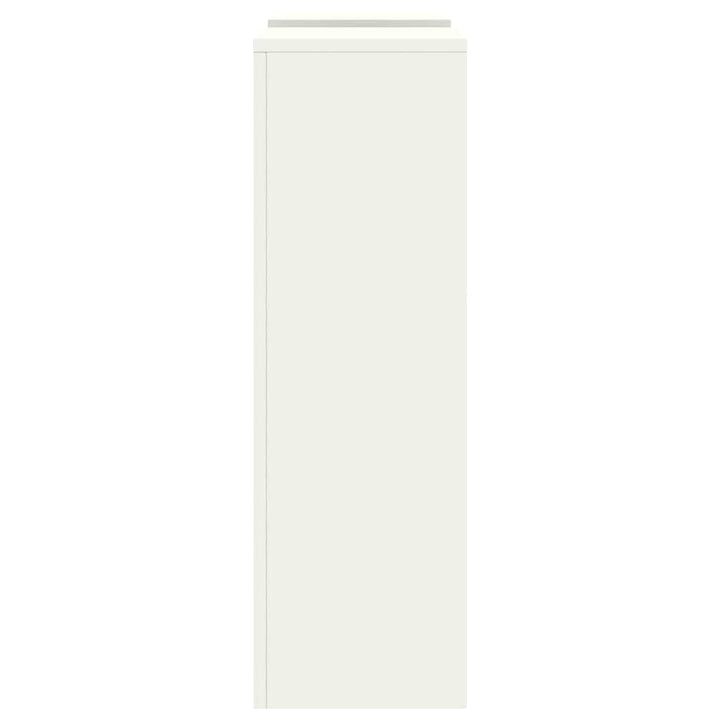 Planteholder 2 pcs Hvid 24 x 24 x 75 cm Stål