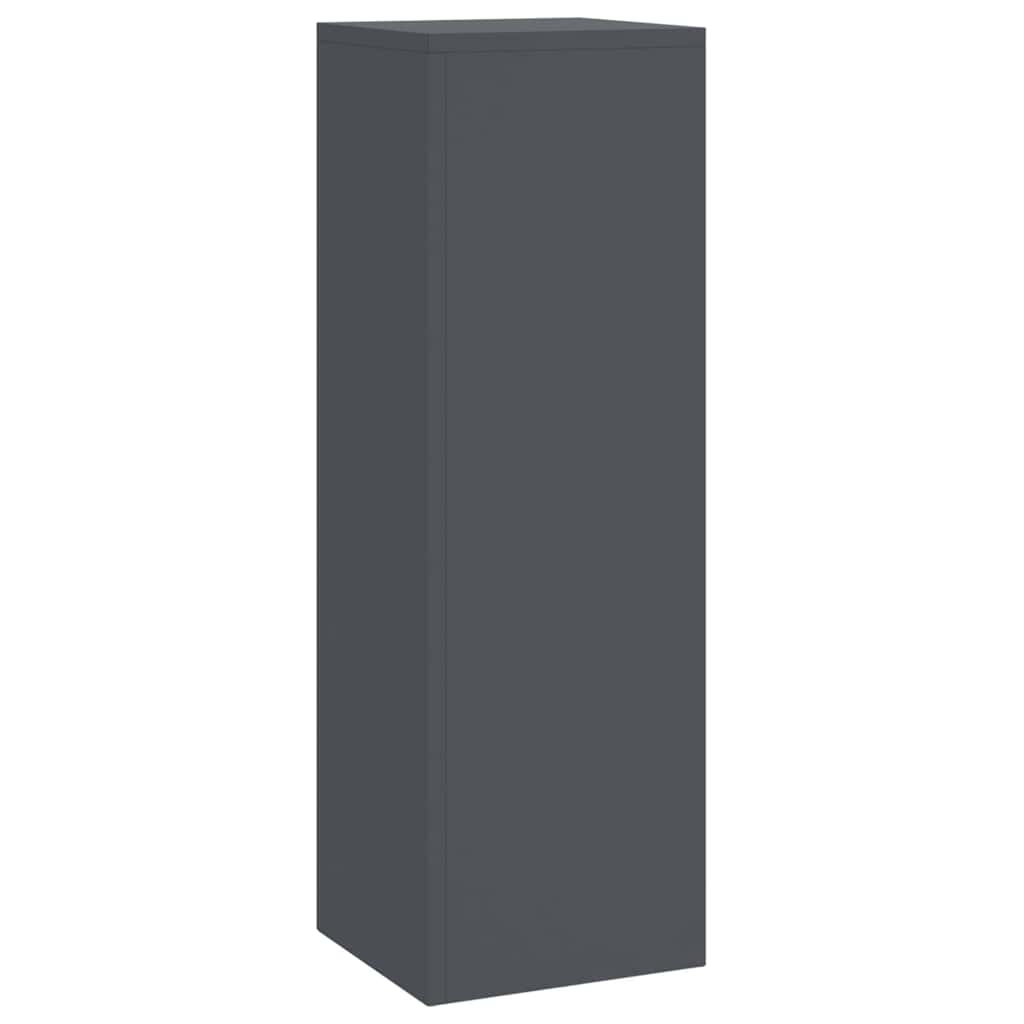 Planteholder 3 pcs Antracit Stål