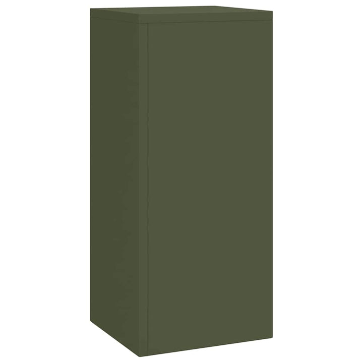 Planteholder 3 pcs Olivengrøn Stål