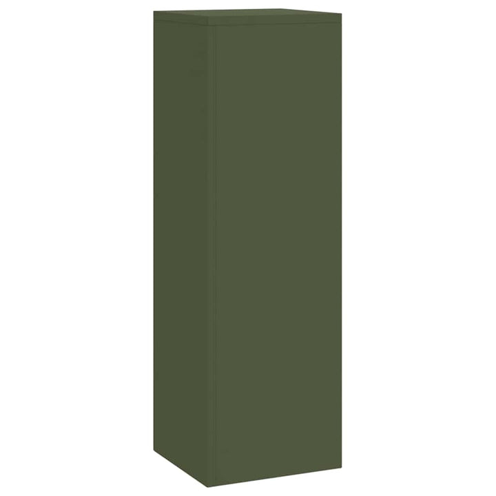 Planteholder 3 pcs Olivengrøn Stål