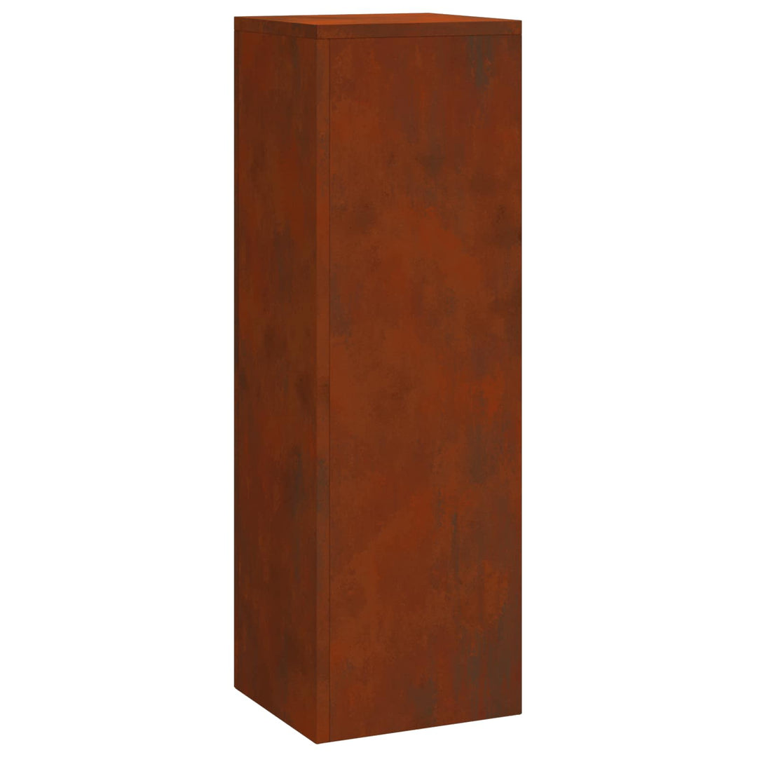 Planteholder 3 pcs Rusten Cortenstål