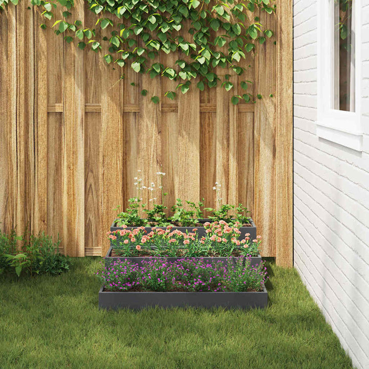 Have Blomsterkrukke Antracit 90 x 90 x 35 cm Koldvalset stål