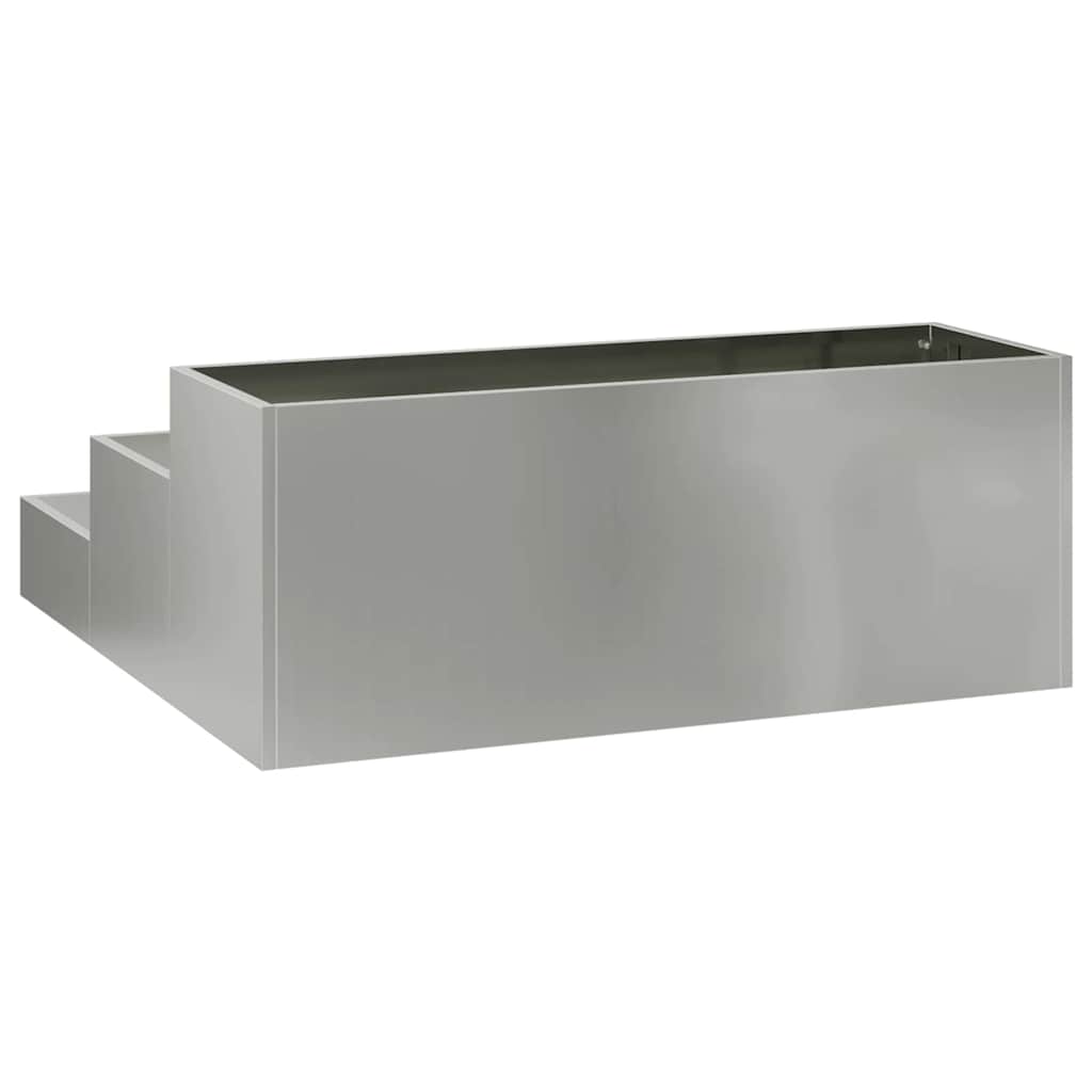 Have Blomsterkrukke Sølv 90 x 90 x 35 cm Galvaniseret stål