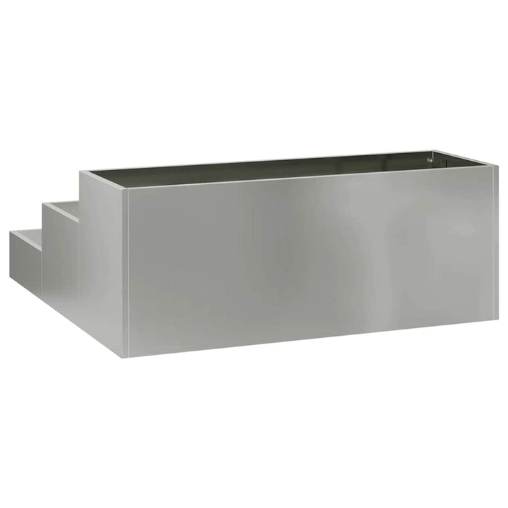 Have Blomsterkrukke Sølv 90 x 90 x 35 cm Galvaniseret stål