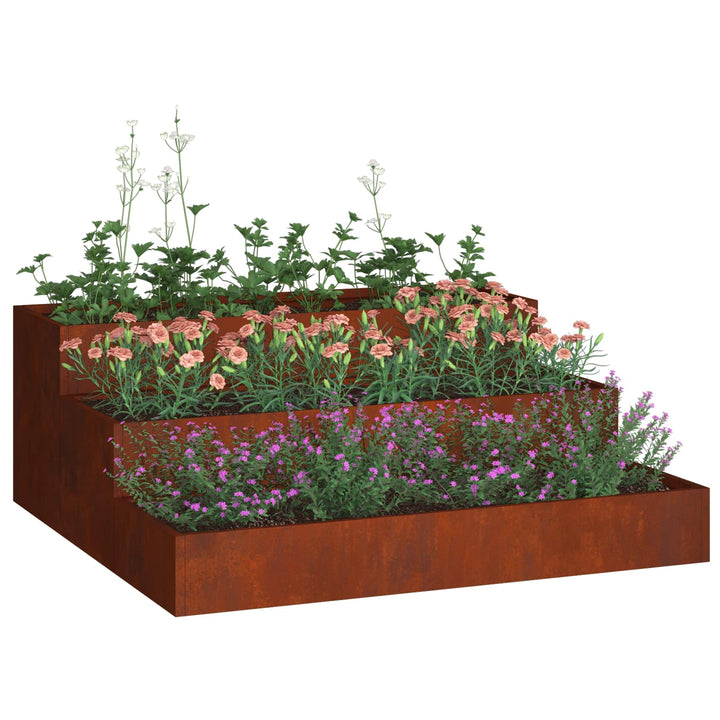Have Blomsterkrukke Rusten 90 x 90 x 35 cm Cortenstål