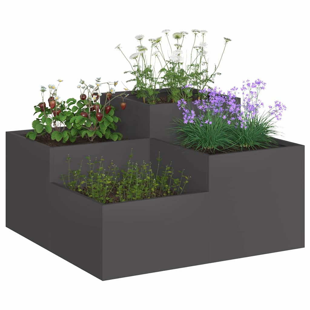 Have Blomsterkrukke Sort 80 x 80 x 48 cm Stål