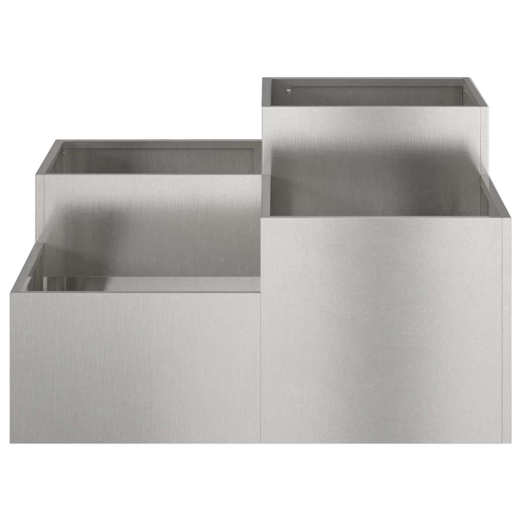 Have Blomsterkrukke Sølv 80 x 80 x 48 cm Rustfrit stål