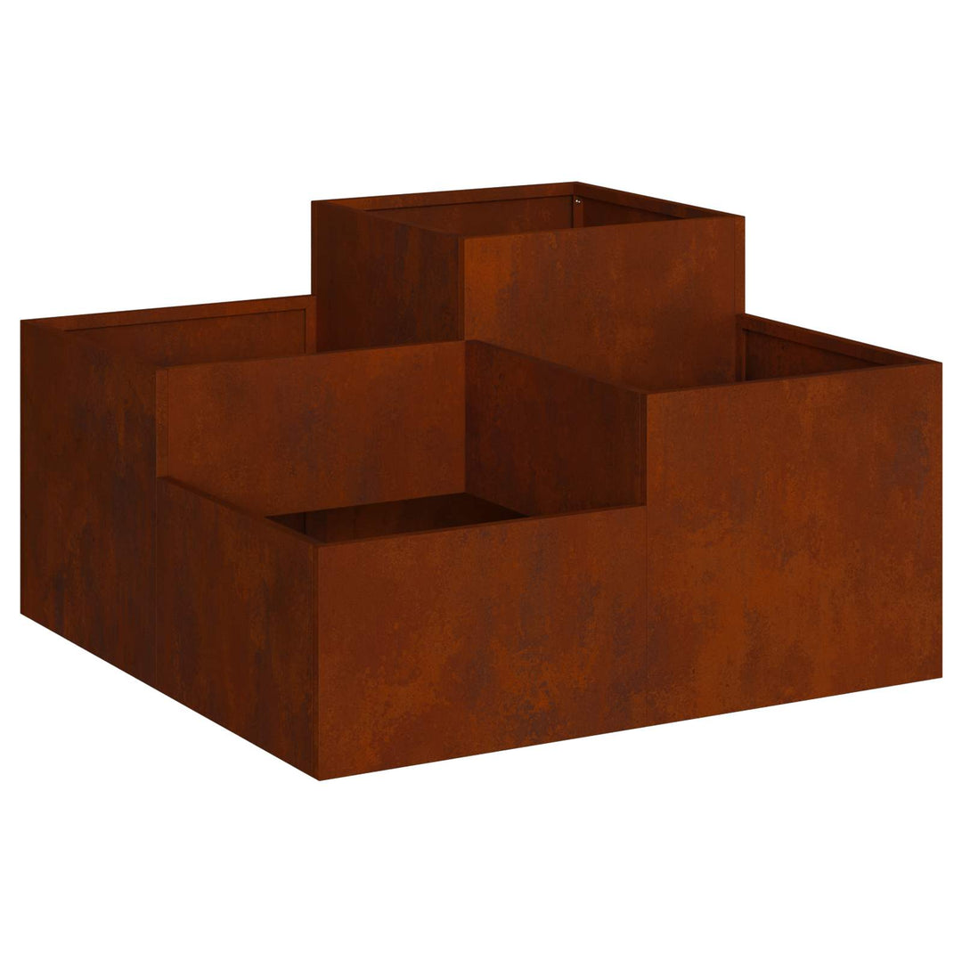 Have Blomsterkrukke Rusten 80 x 80 x 48 cm Cortenstål