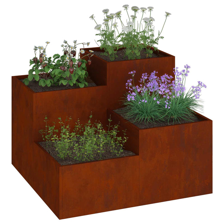 Have Blomsterkrukke Rusten 80 x 80 x 60 cm Cortenstål