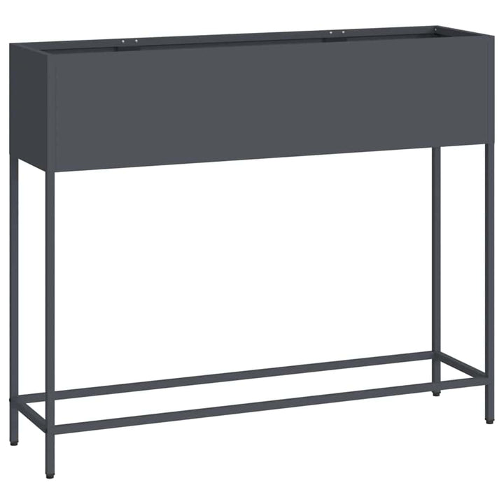 Hævet haveplante Antracit 100 x 26 x 82 cm Stål
