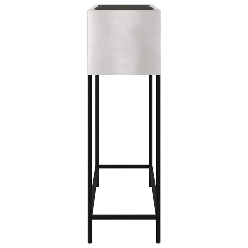 Hævet haveplante Sølv 100 x 26 x 82 cm Rustfrit stål