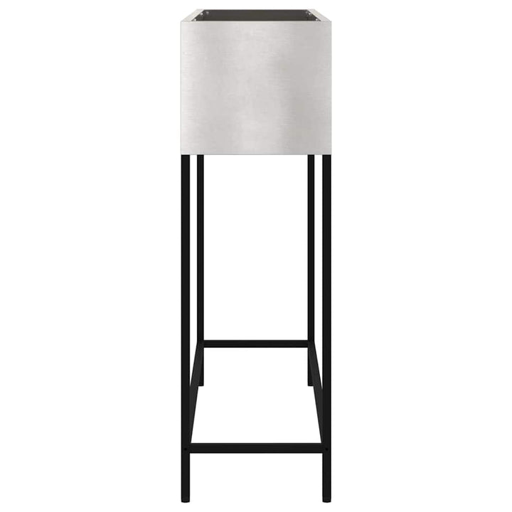 Hævet haveplante Sølv 100 x 26 x 82 cm Rustfrit stål
