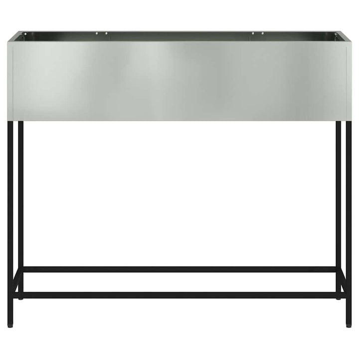 Hævet haveplante Sølv 100 x 26 x 82 cm Galvaniseret stål