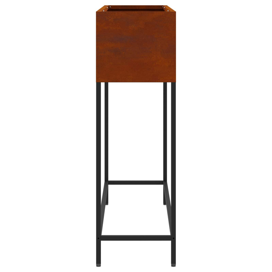 Hævet haveplante Rusten 100 x 26 x 82 cm Cortenstål