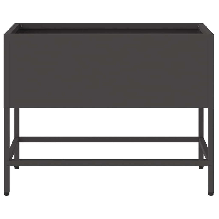 Hævet haveplante Sort 60 x 26 x 45 cm Stål
