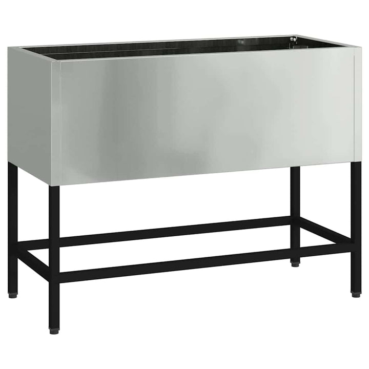 Hævet haveplante Sølv 60 x 26 x 45 cm Galvaniseret stål