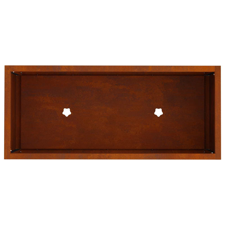 Hævet haveplante Rusten 60 x 26 x 45 cm Cortenstål