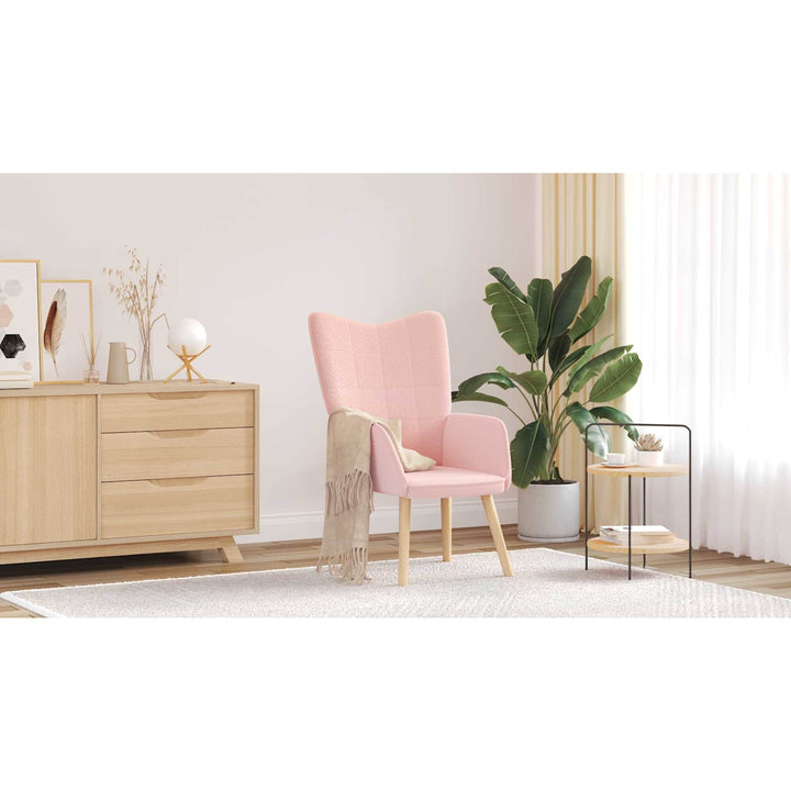 lænestol Lyserød 62 x 67 x 95,5 cm Sherpa-stof