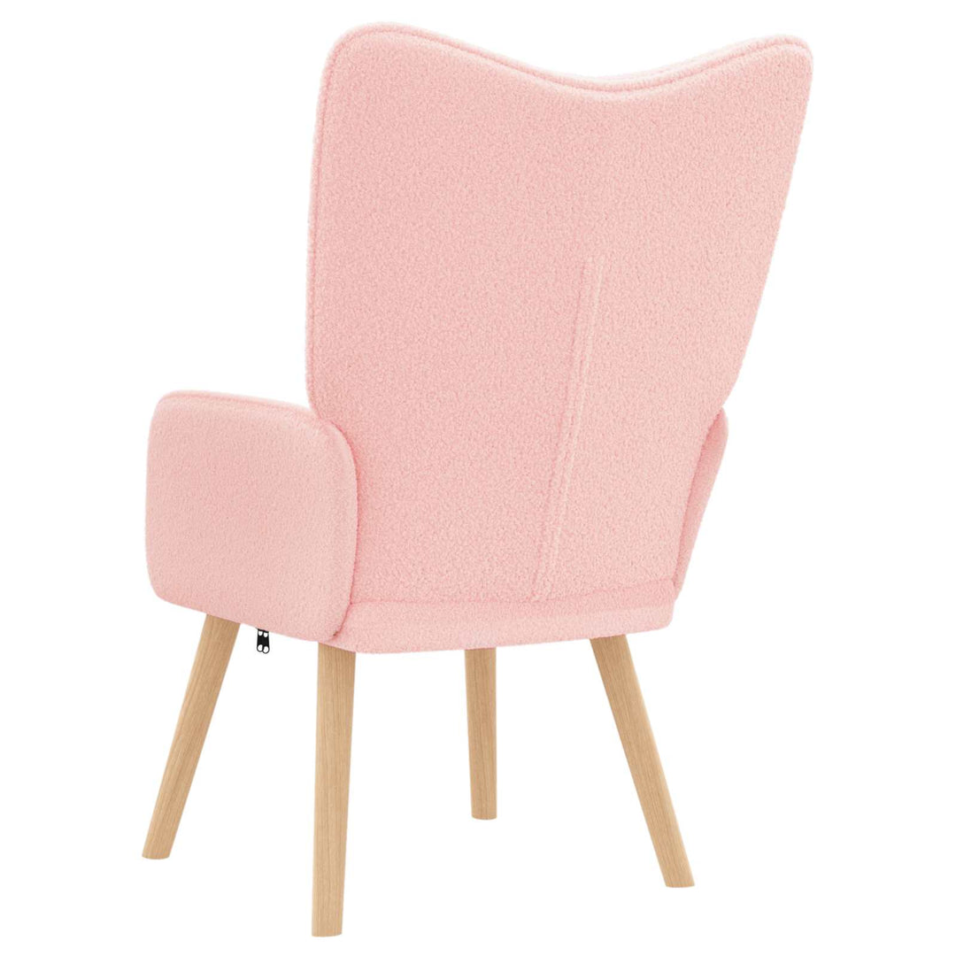 lænestol Lyserød 62 x 67 x 95,5 cm Sherpa-stof