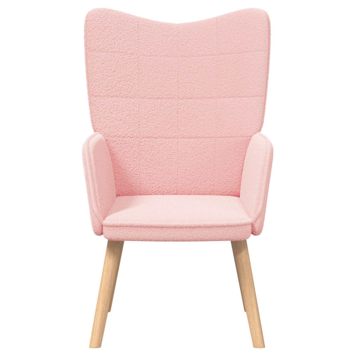 lænestol Lyserød 62 x 67 x 95,5 cm Sherpa-stof