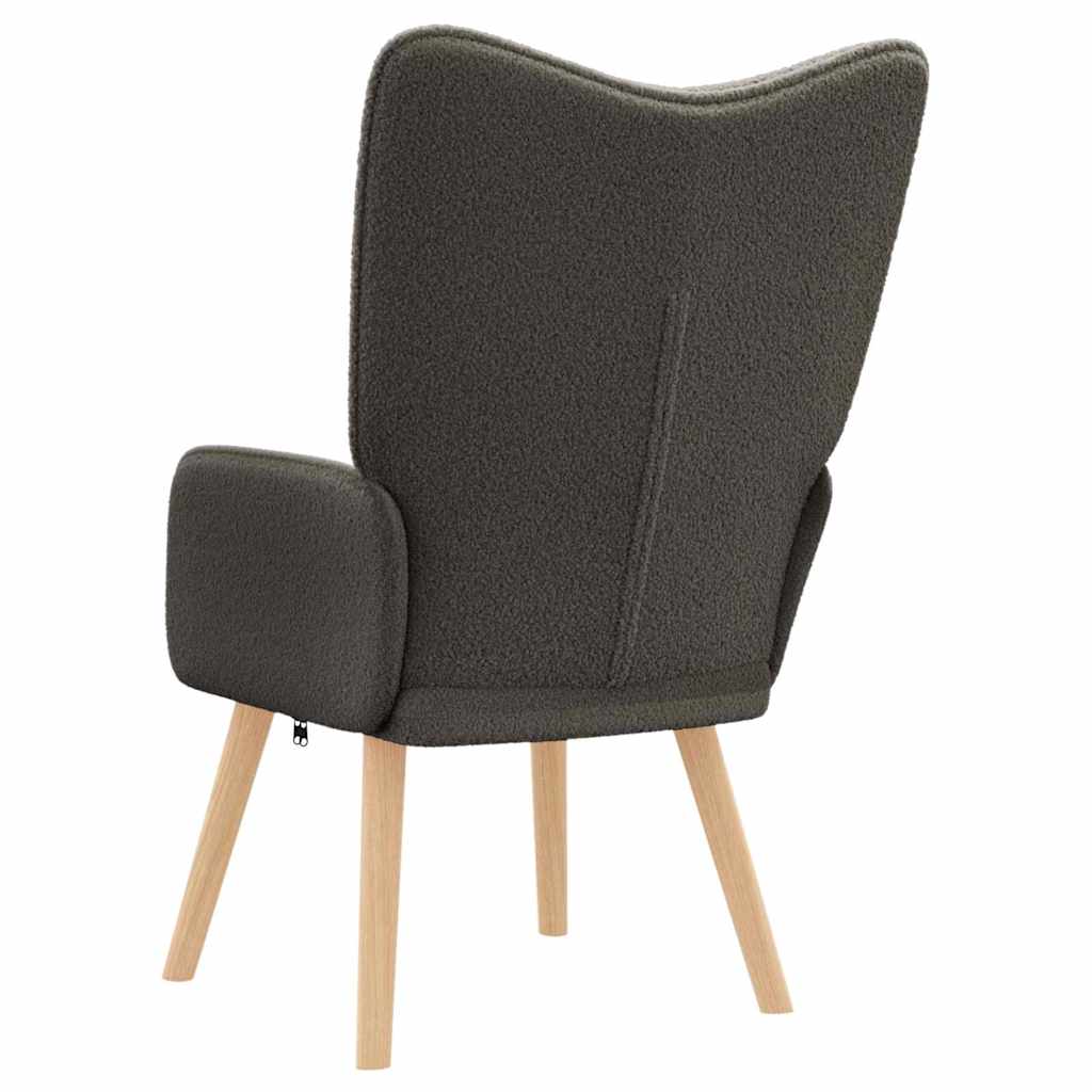 lænestol Mørkegrå 62 x 67 x 95,5 cm Sherpa-stof