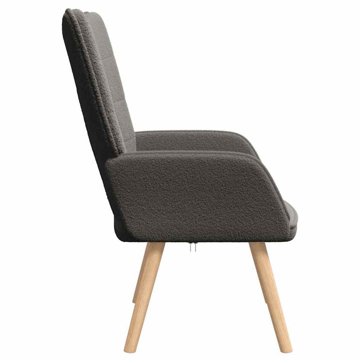 lænestol Mørkegrå 62 x 67 x 95,5 cm Sherpa-stof