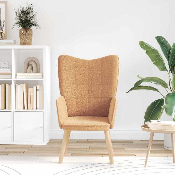 lænestol Beige 62 x 67 x 95,5 cm Sherpa-stof
